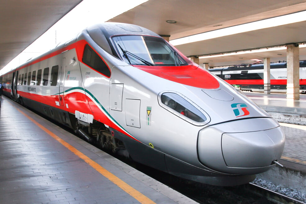 Italian High Speed Train - Trenitalia Frecciargento ETR610 Florence (Firenze)